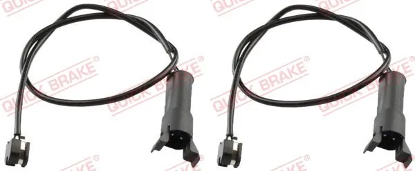 Warning Contact, brake pad wear